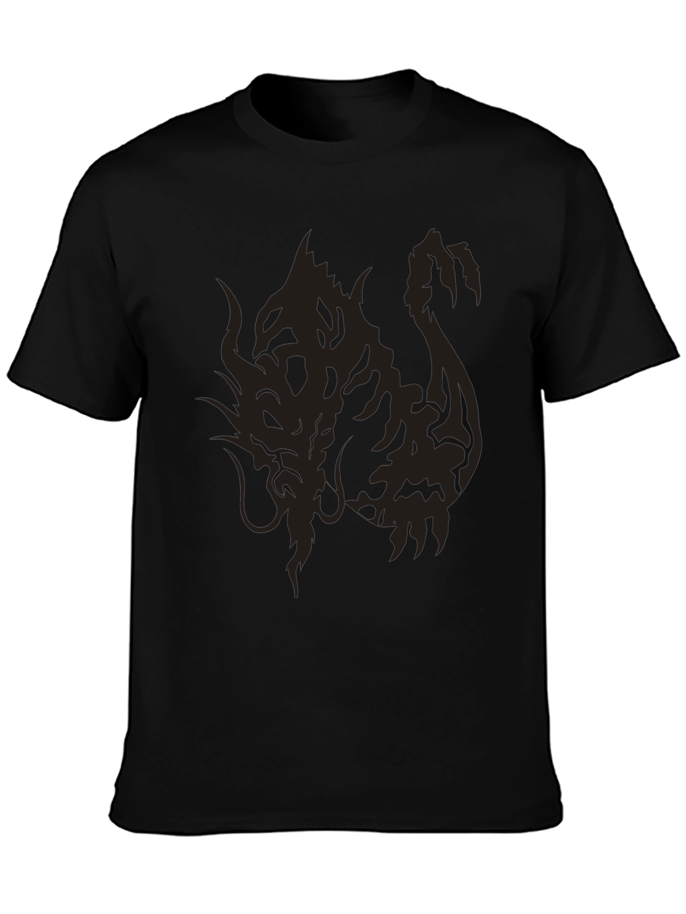Black Dragon Graphic T-Shirt - Stylish Mens Tee