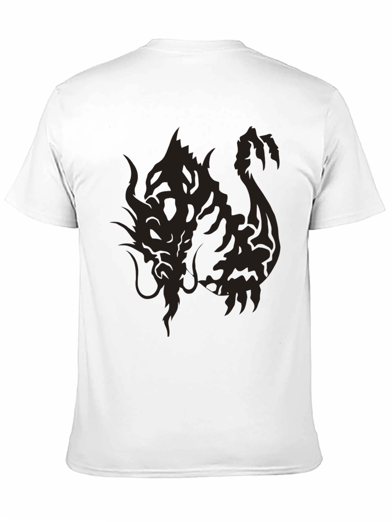 Black Dragon Graphic T-Shirt - Stylish Mens Tee