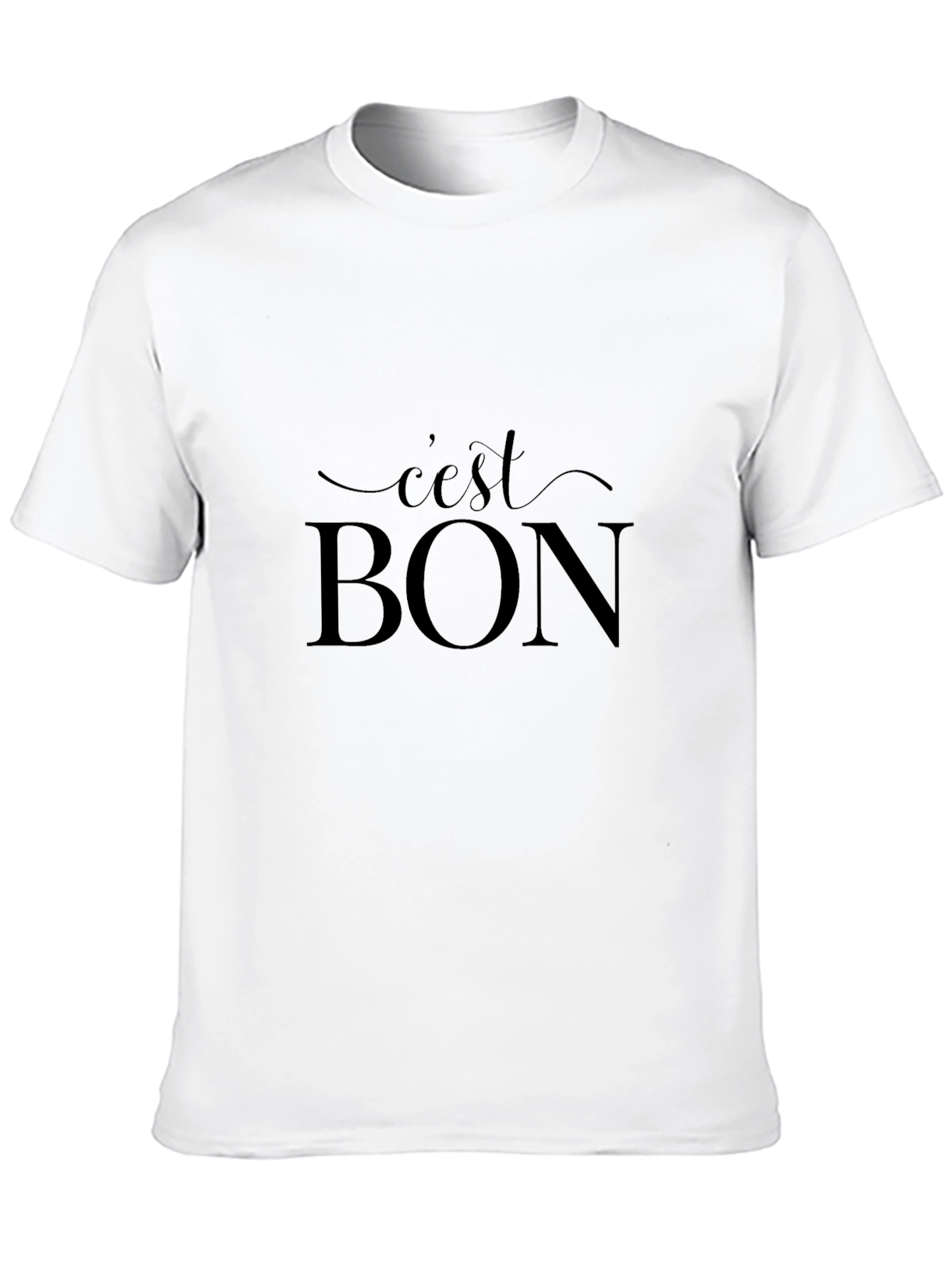 Cest Bon Graphic Tee - Stylish French Slogan T-Shirt