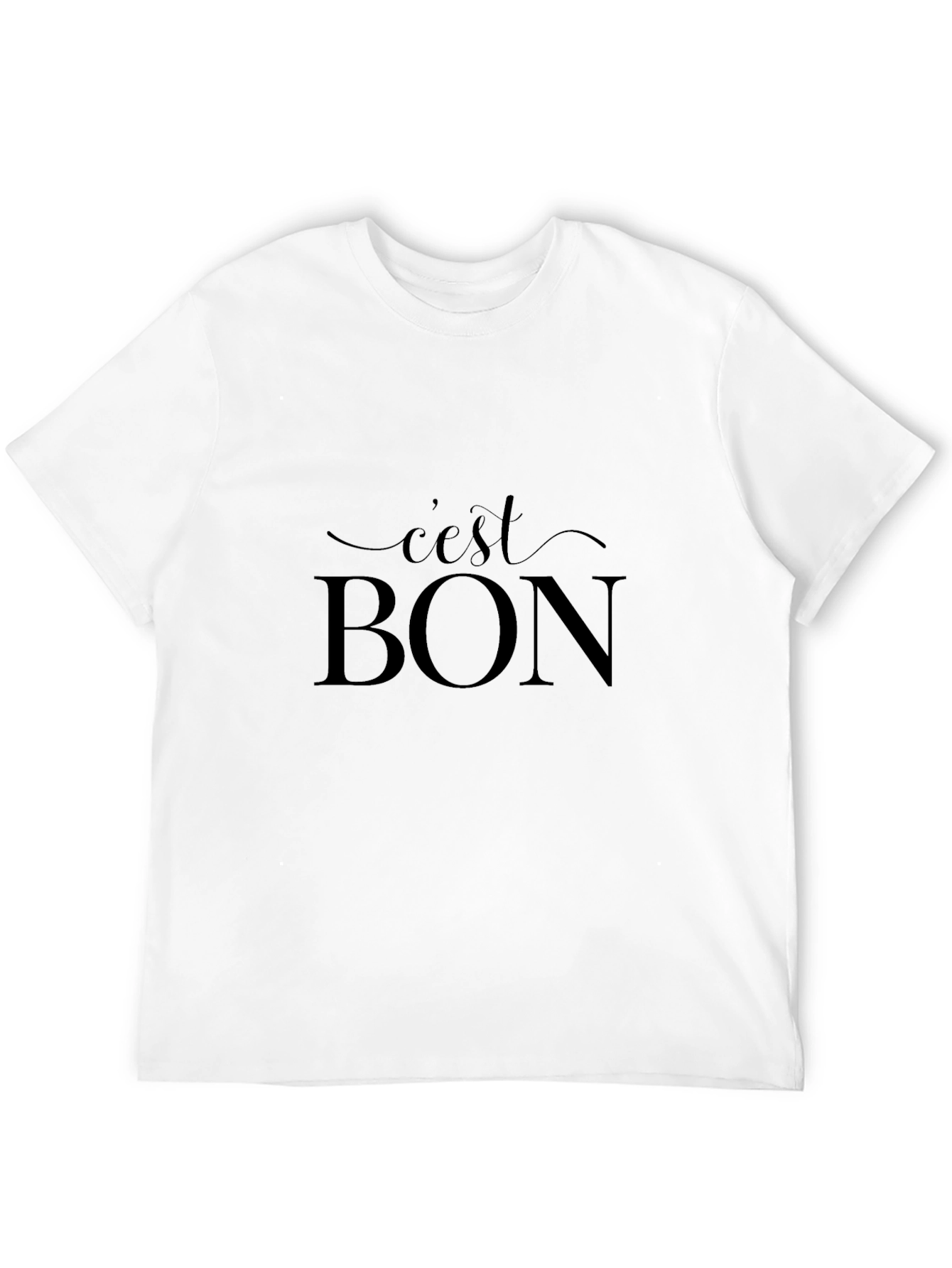 Cest Bon Graphic Tee - Stylish French Slogan T-Shirt