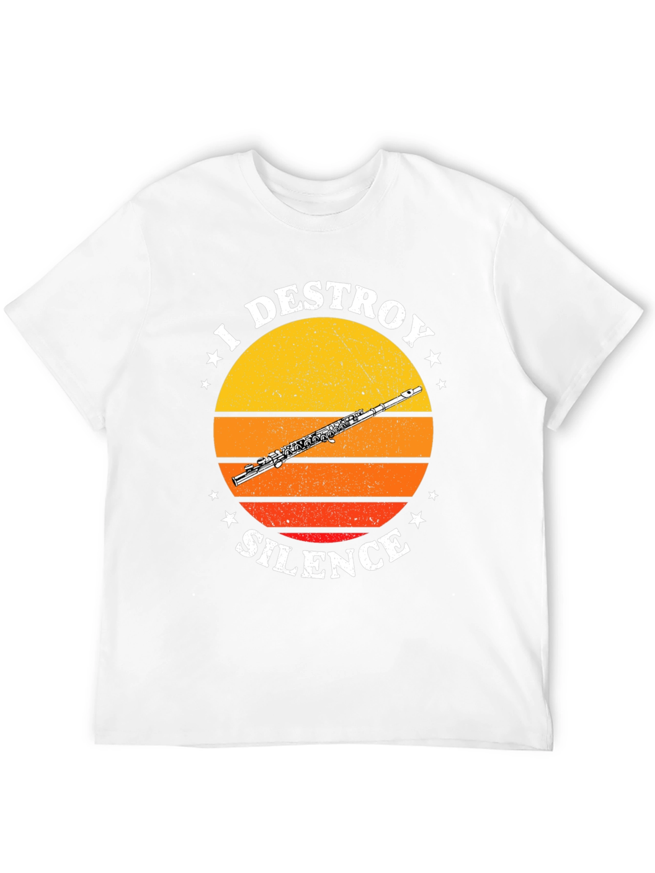 I Destroy Silence Flute T-Shirt