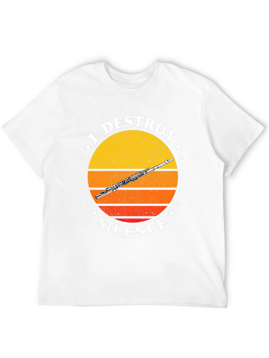 I Destroy Silence Flute T-Shirt
