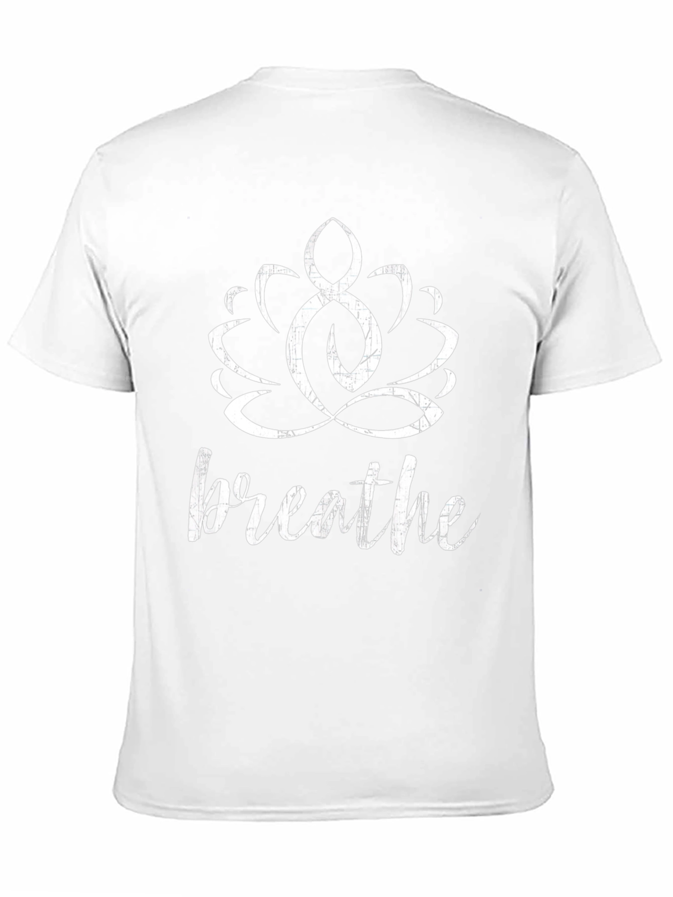 Breathe Lotus Graphic T-Shirt - Yoga Meditation Tee