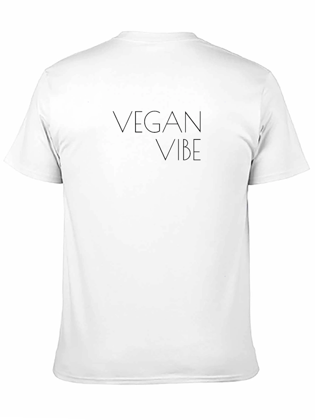 Vegan Vibe Black Graphic T-Shirt