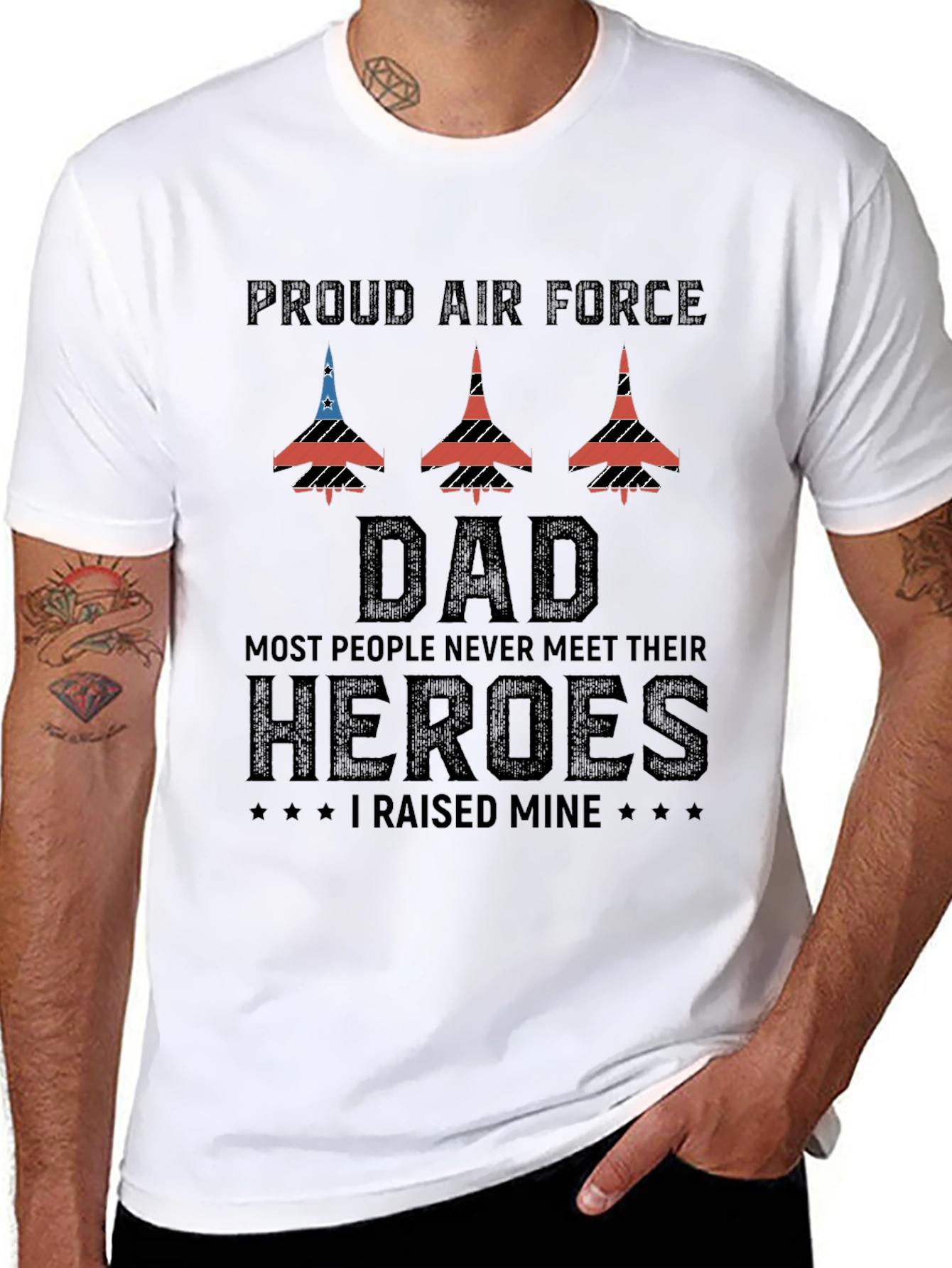 Proud Air Force Dad T-Shirt