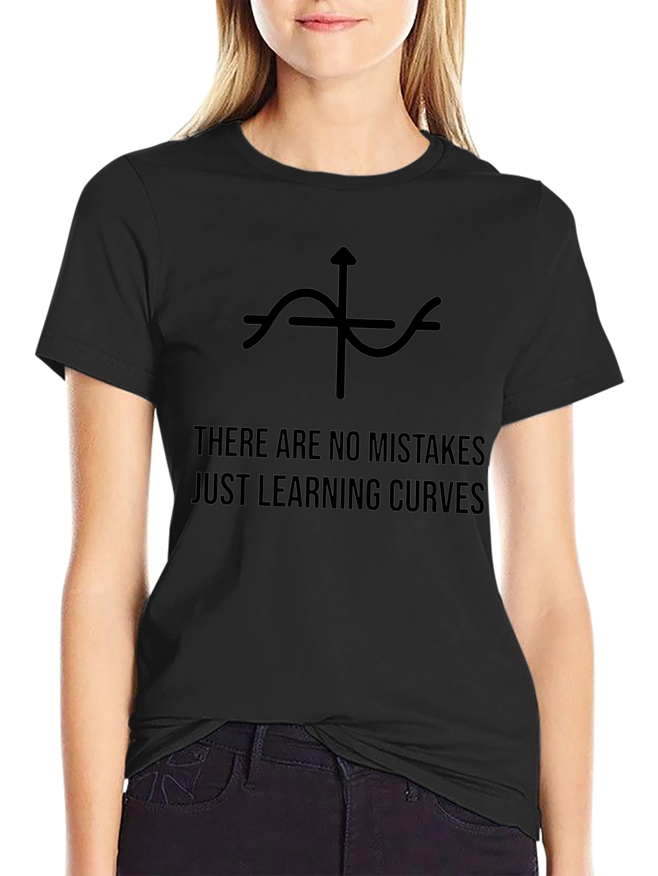 Learning Curves Graphic Tee - Math Humor T-Shirt