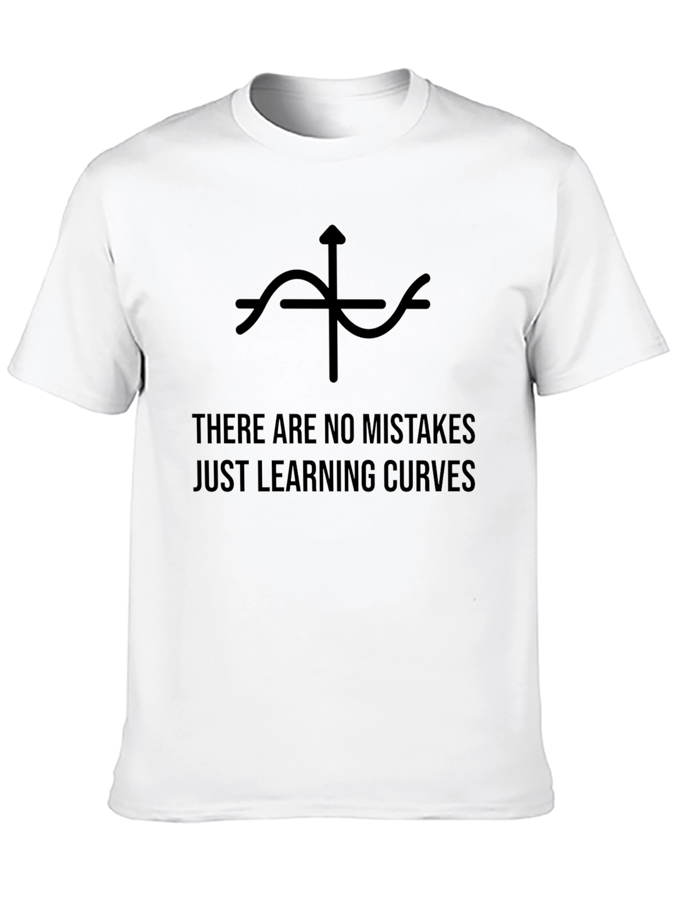Learning Curves Graphic Tee - Math Humor T-Shirt
