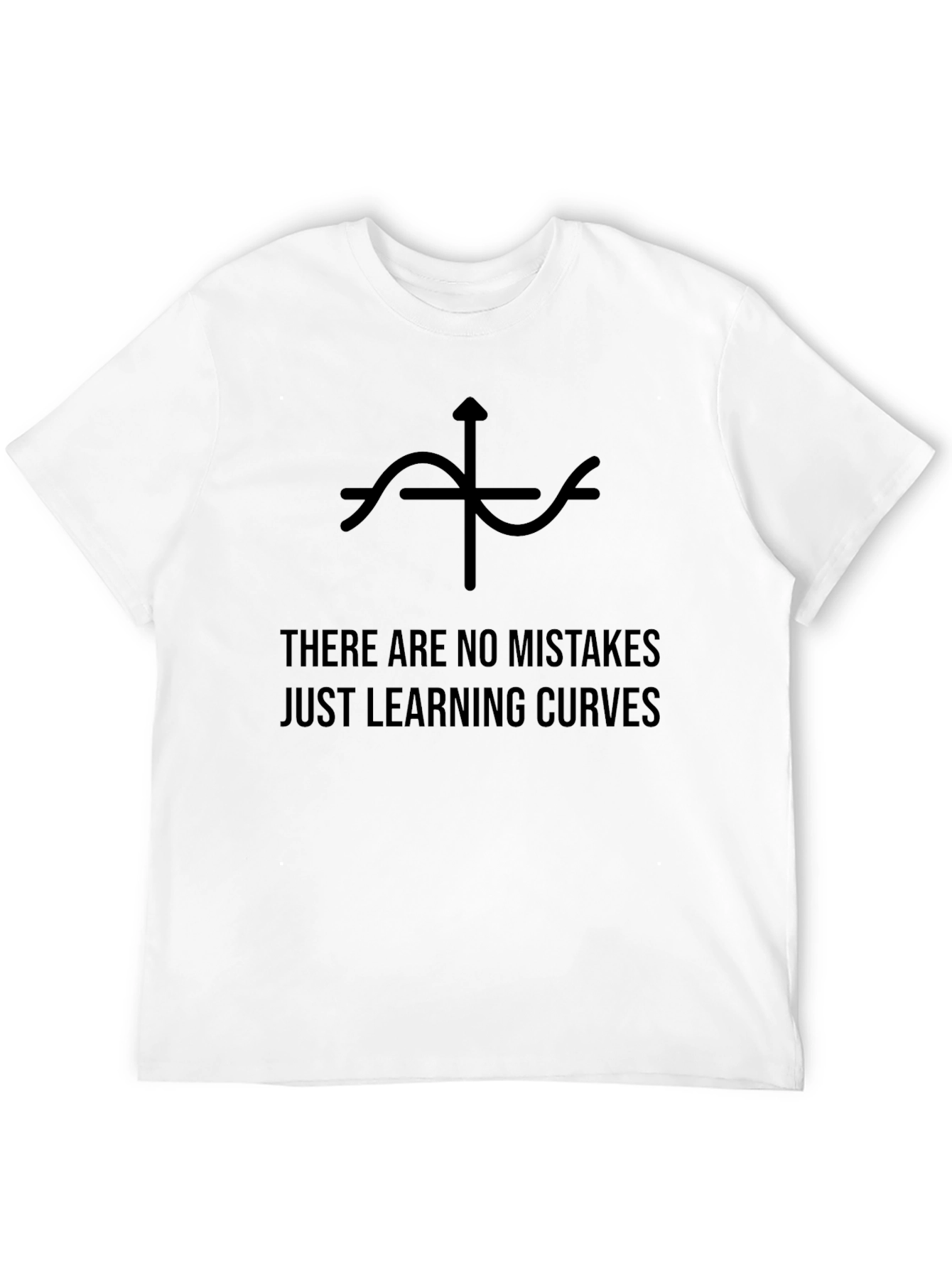 Learning Curves Graphic Tee - Math Humor T-Shirt