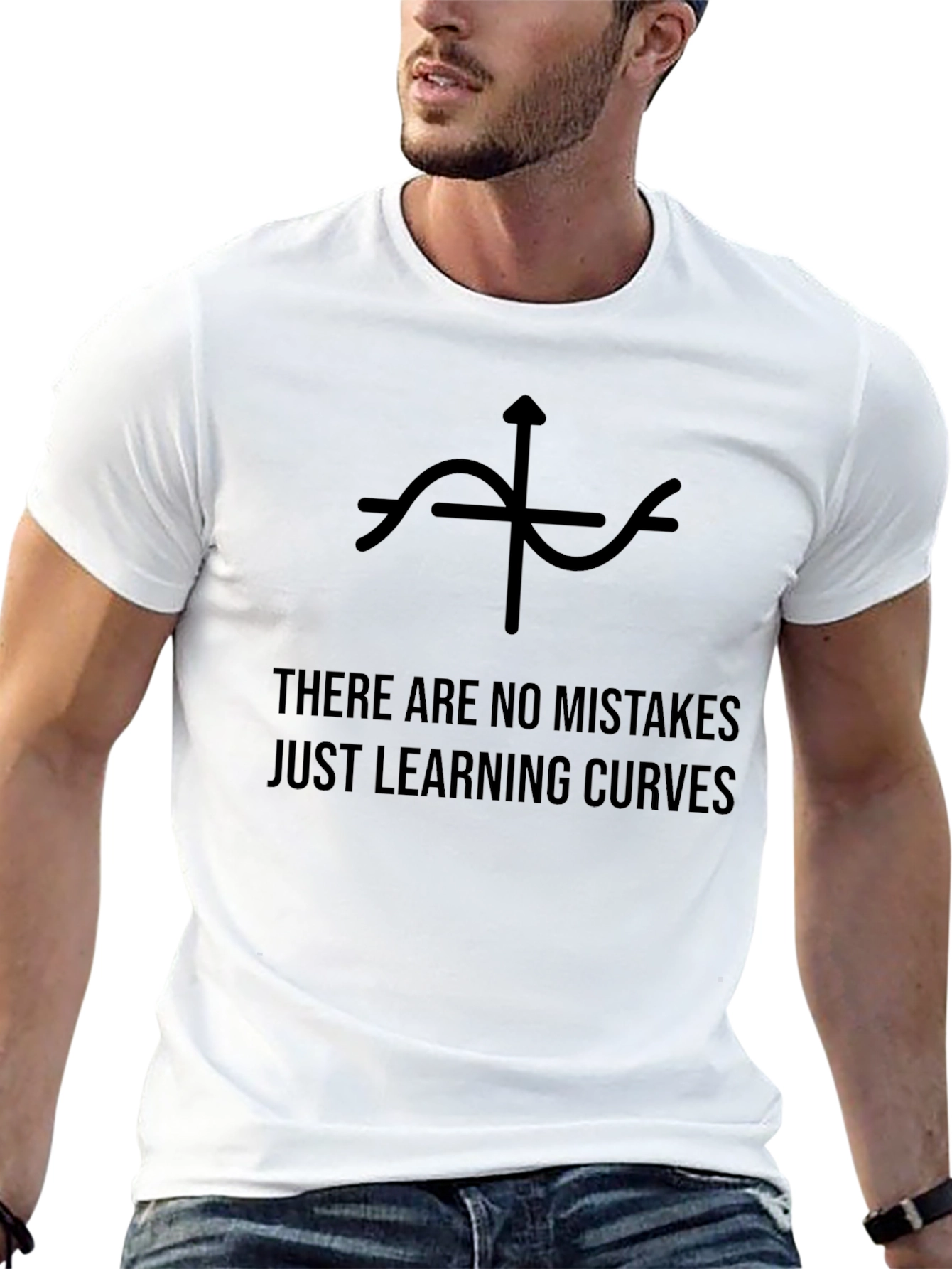 Learning Curves Graphic Tee - Math Humor T-Shirt