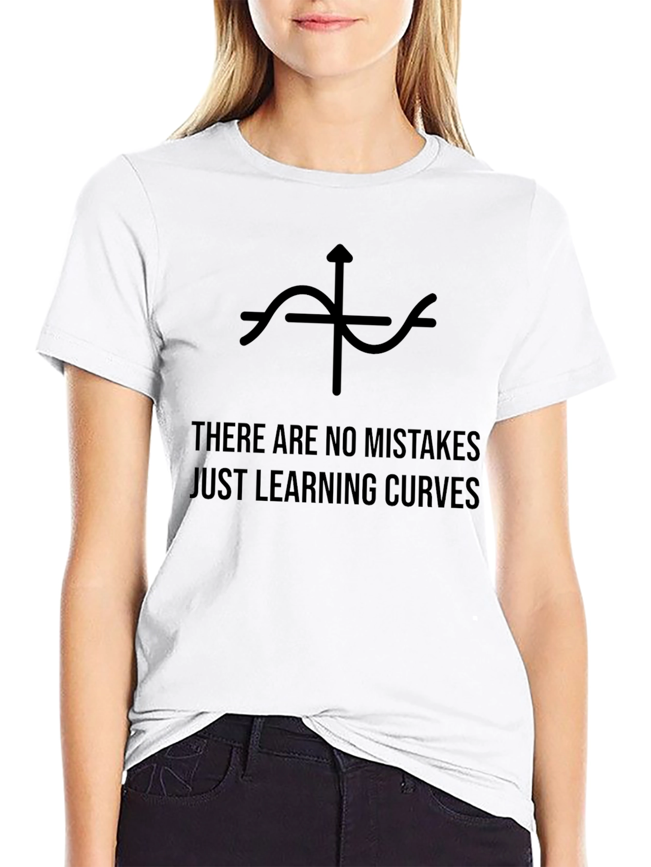 Learning Curves Graphic Tee - Math Humor T-Shirt