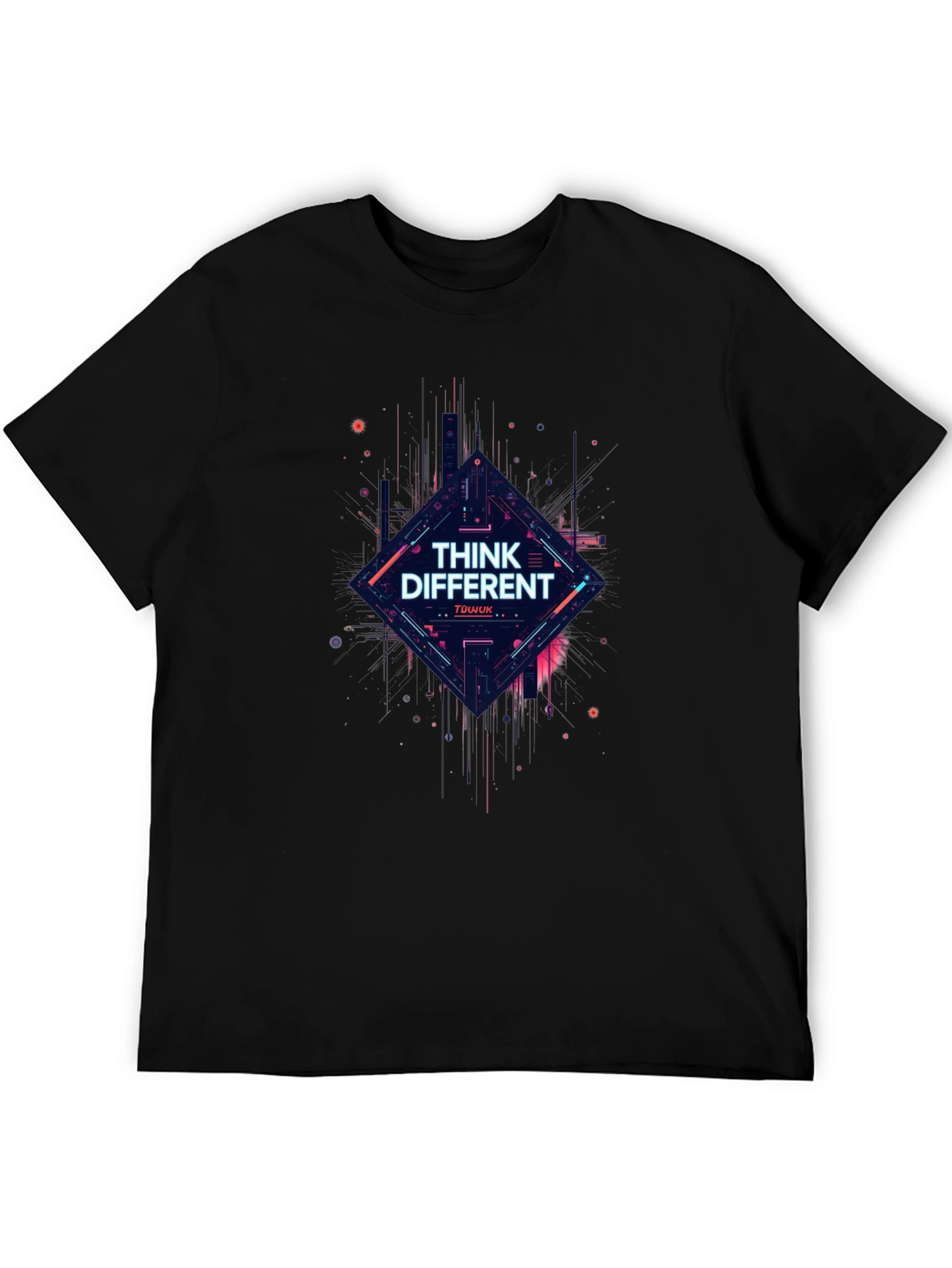 Think Different Graphic Tee - Trendy Urban Style
