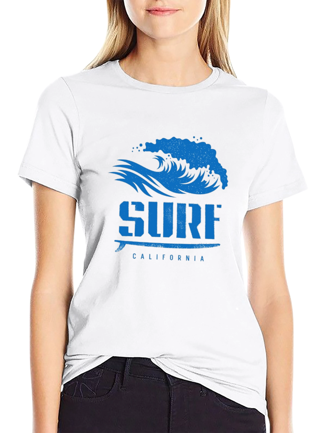 Surf California Graphic Tee - Black