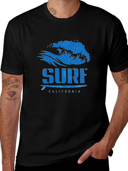 Surf California Graphic Tee - Black