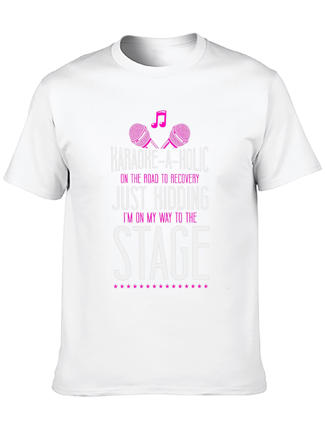Karaoke-a-Holic Black Graphic Tee