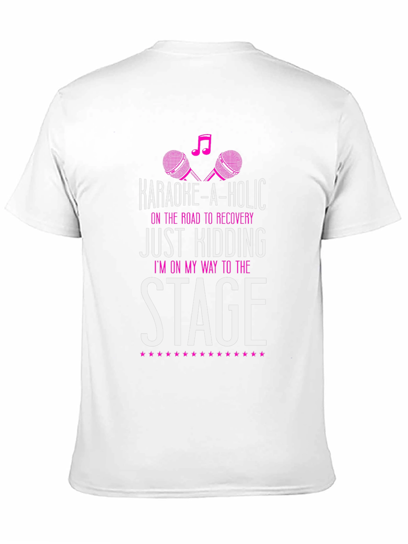 Karaoke-a-Holic Black Graphic Tee