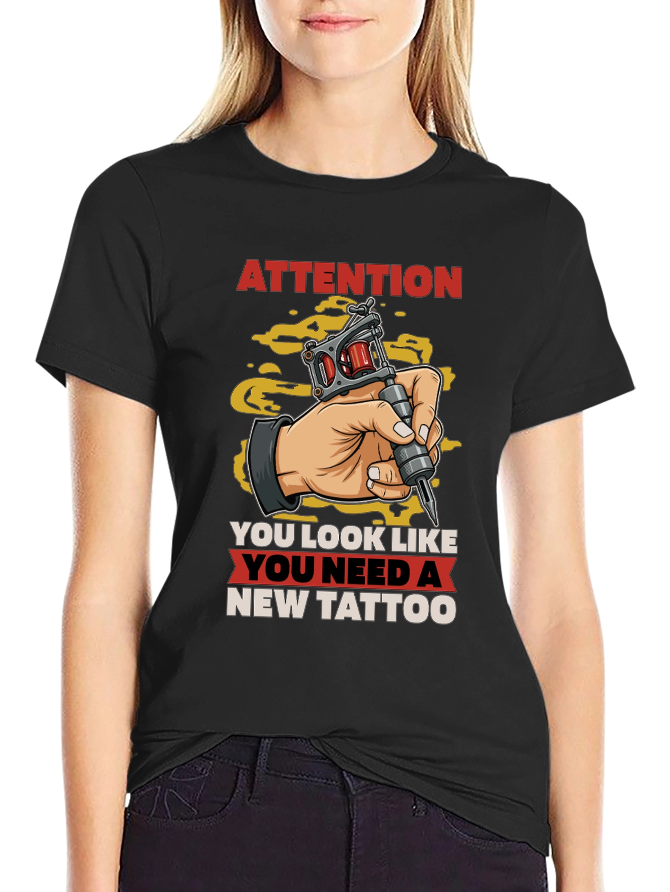 Attention New Tattoo T-Shirt