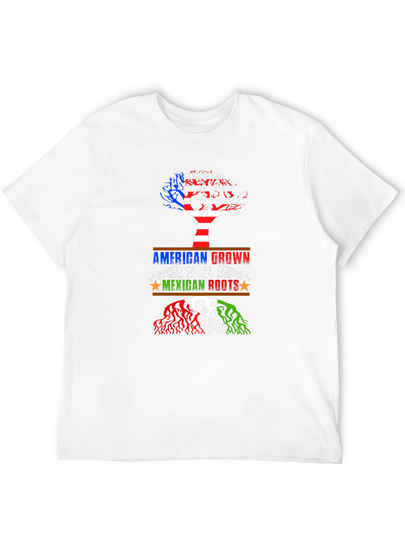 American Grown with Mexican Roots Graphic Tee