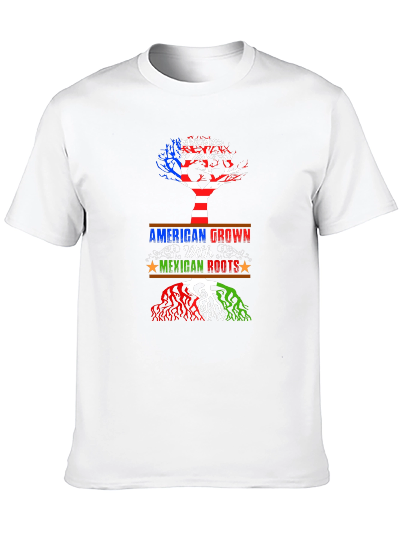 American Grown with Mexican Roots Graphic Tee