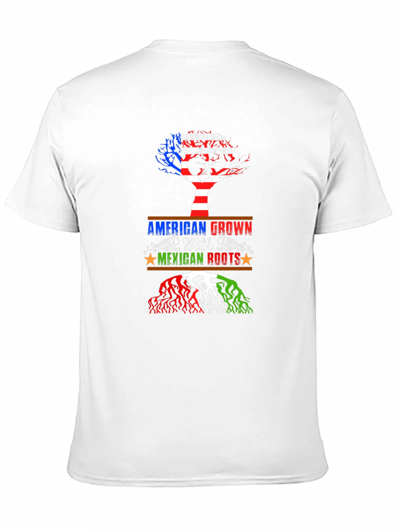 American Grown with Mexican Roots Graphic Tee