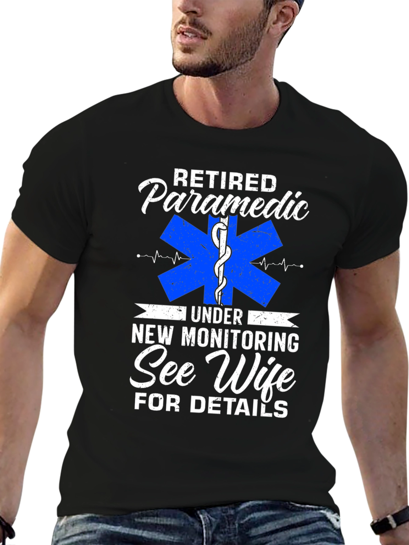 Retired Paramedic T-Shirt - New Monitoring