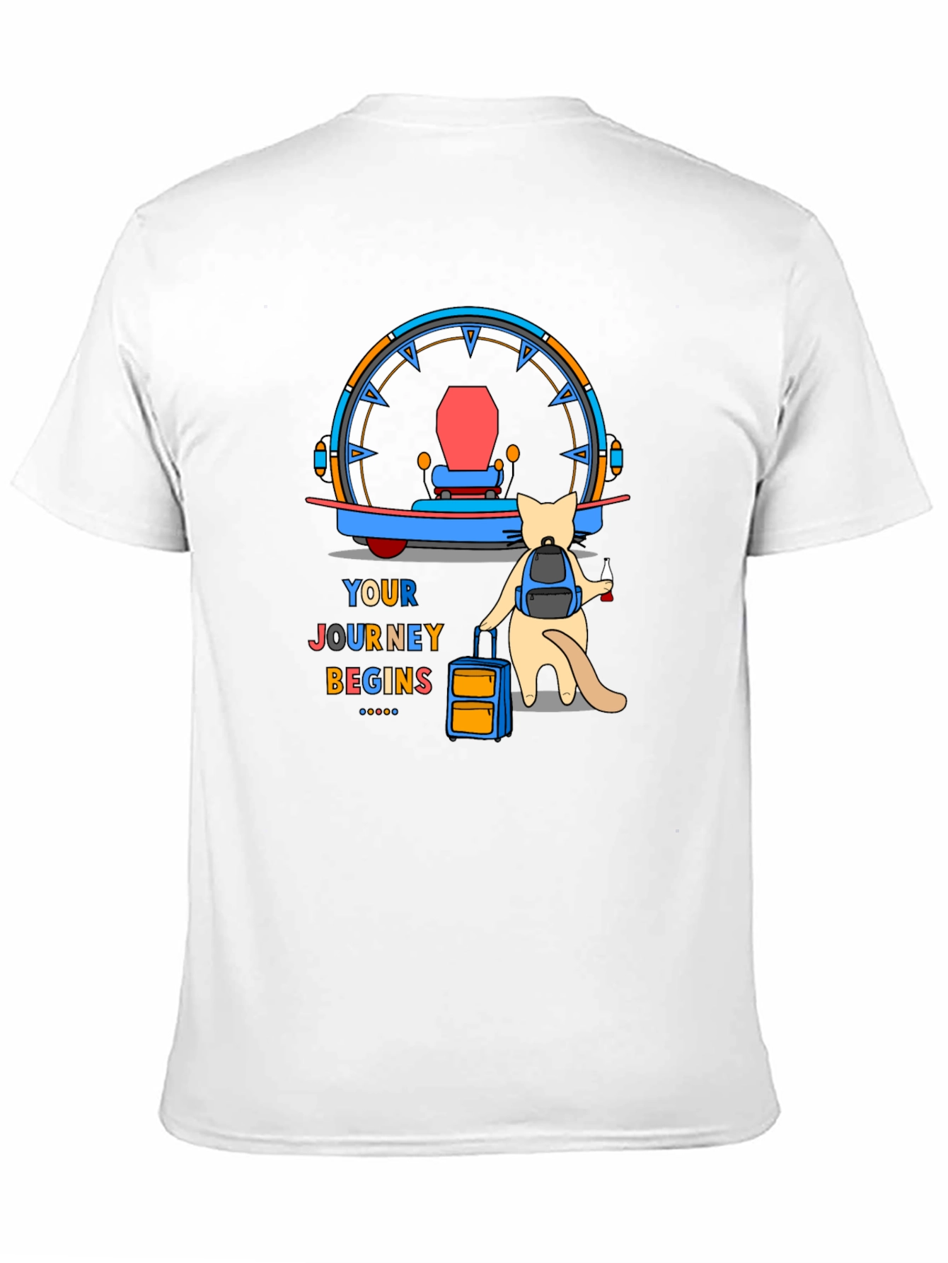 Adventure Cat T-Shirt: Your Journey Begins