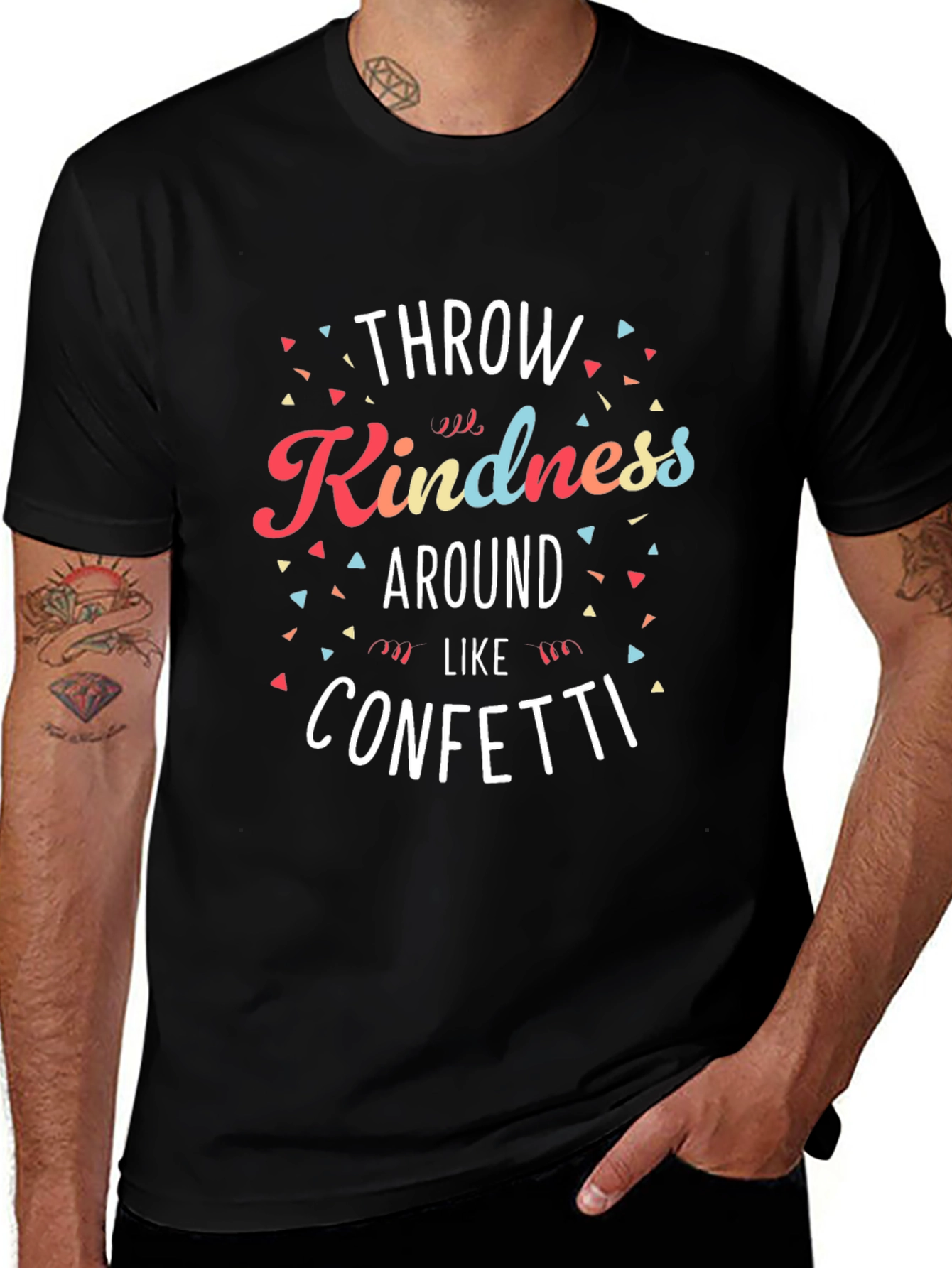 Throw Kindness Around Like Confetti Graphic Tee