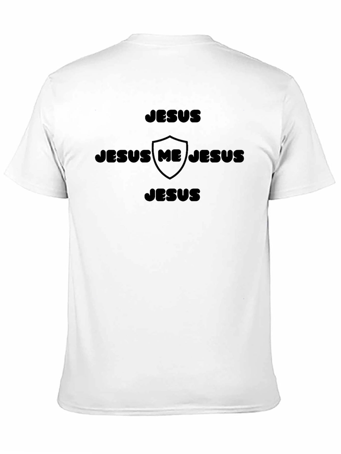 Jesus Shield Graphic T-Shirt - Faith Inspired Tee