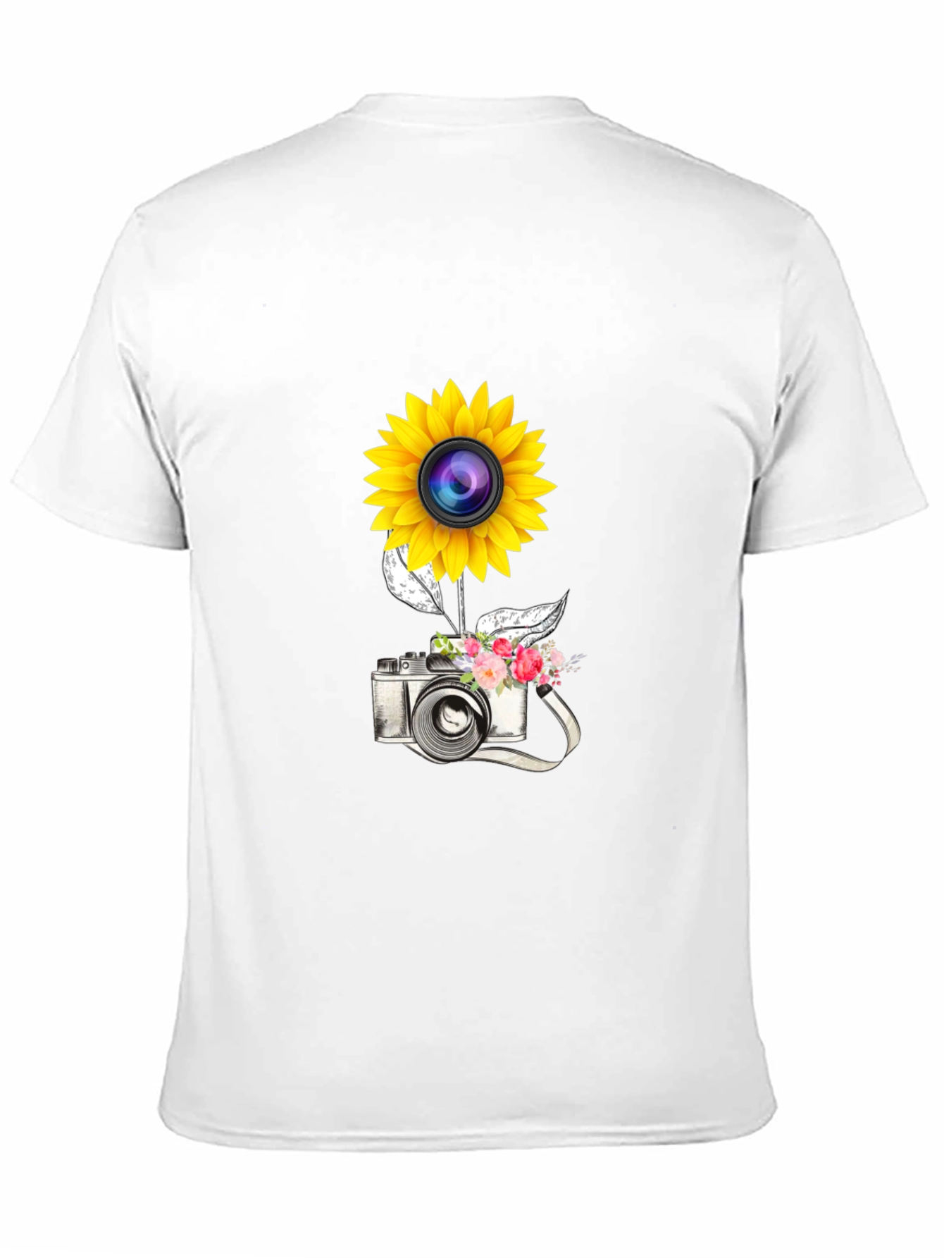 Sunflower Camera Graphic Tee