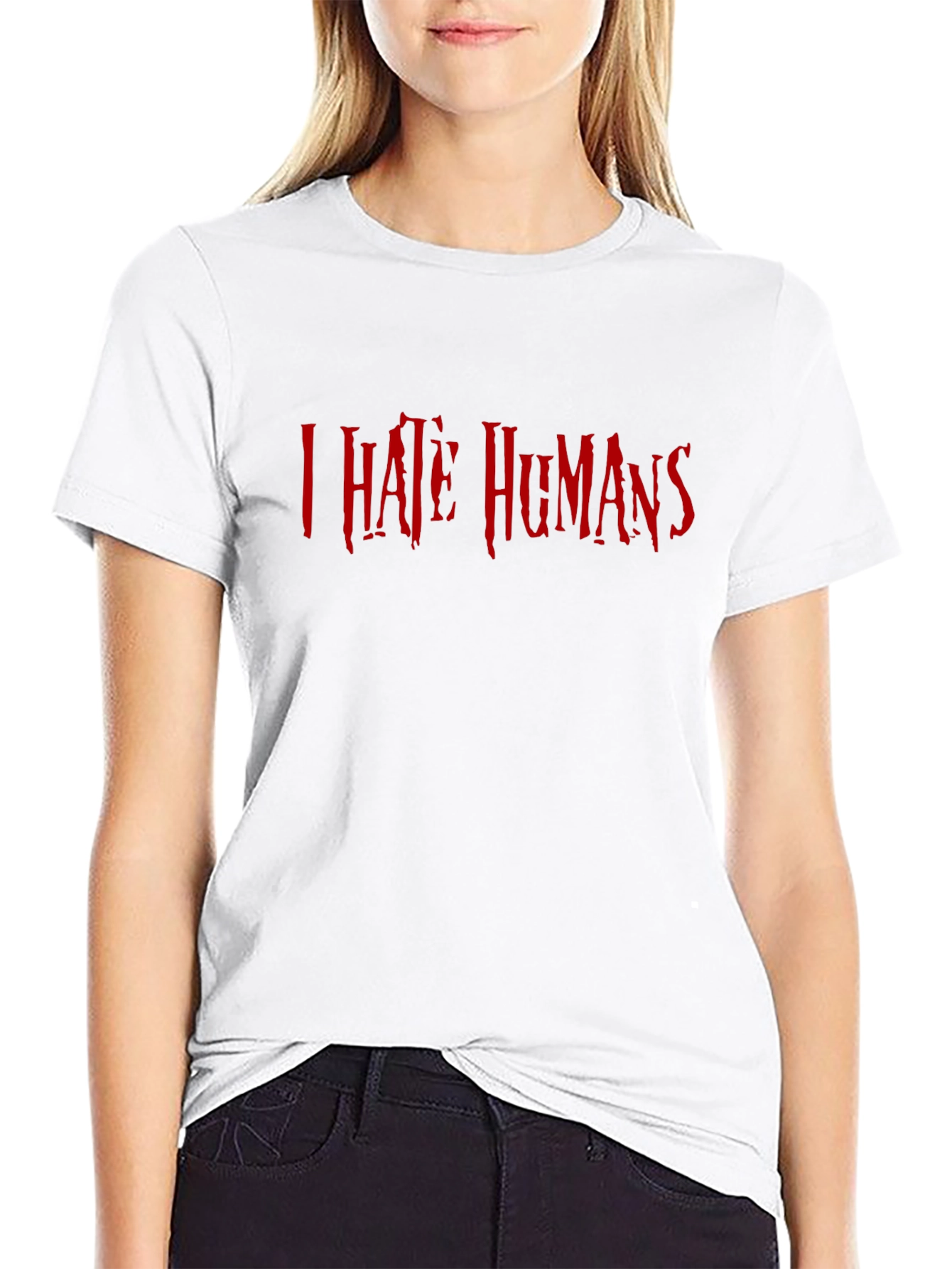 I Hate Humans Tee - Bold Graphic T-Shirt
