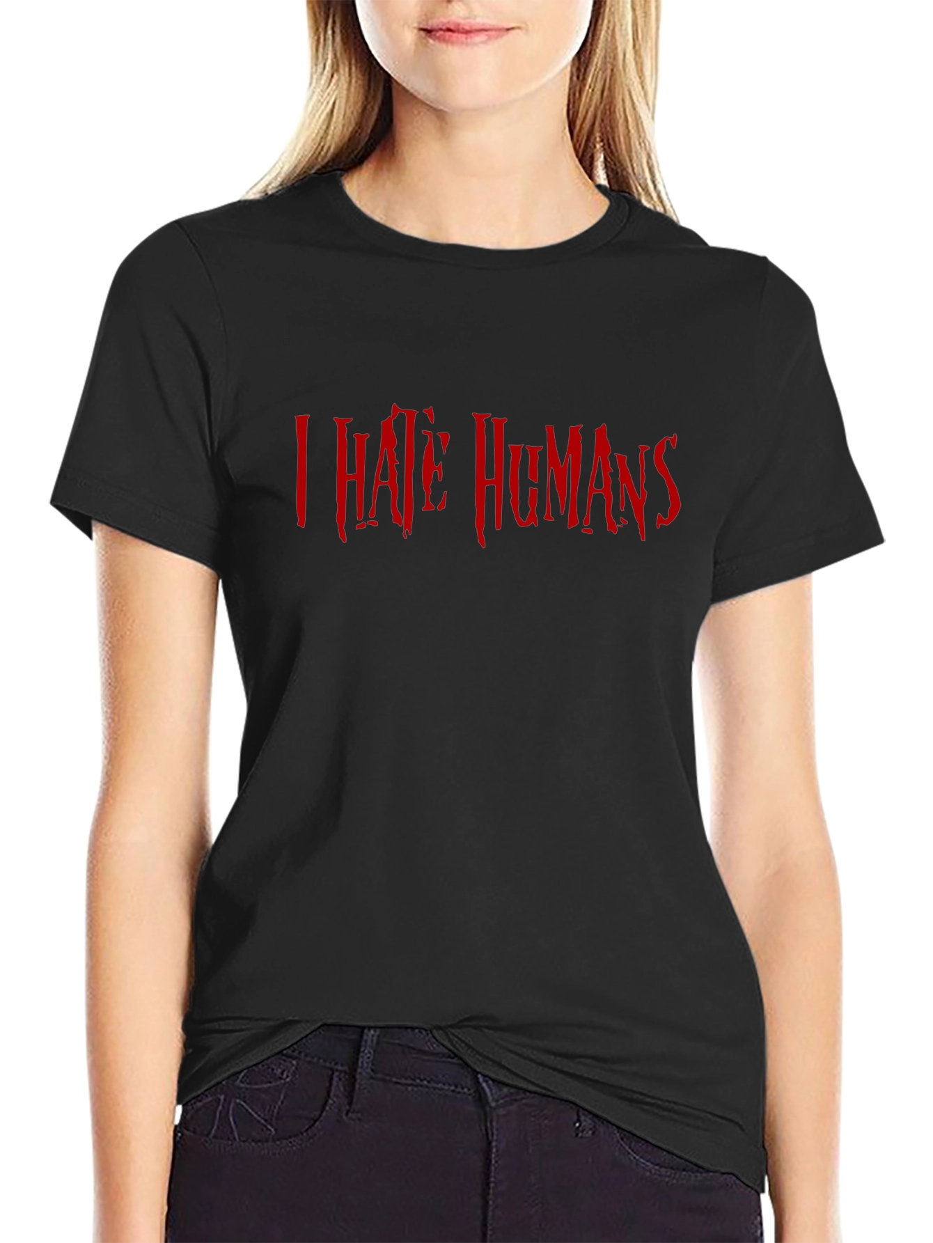 I Hate Humans Tee - Bold Graphic T-Shirt