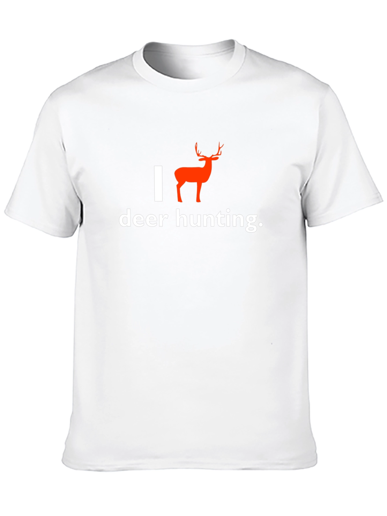 I Heart Deer Hunting T-Shirt - Black