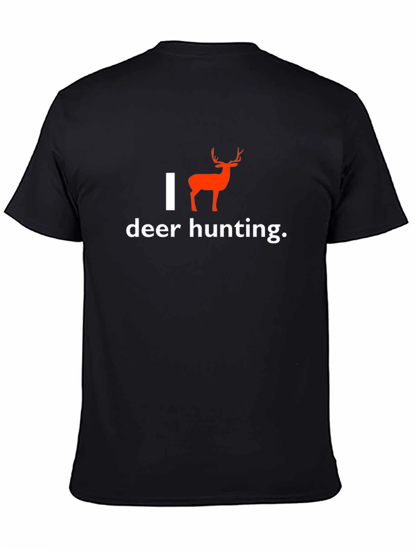 I Heart Deer Hunting T-Shirt - Black
