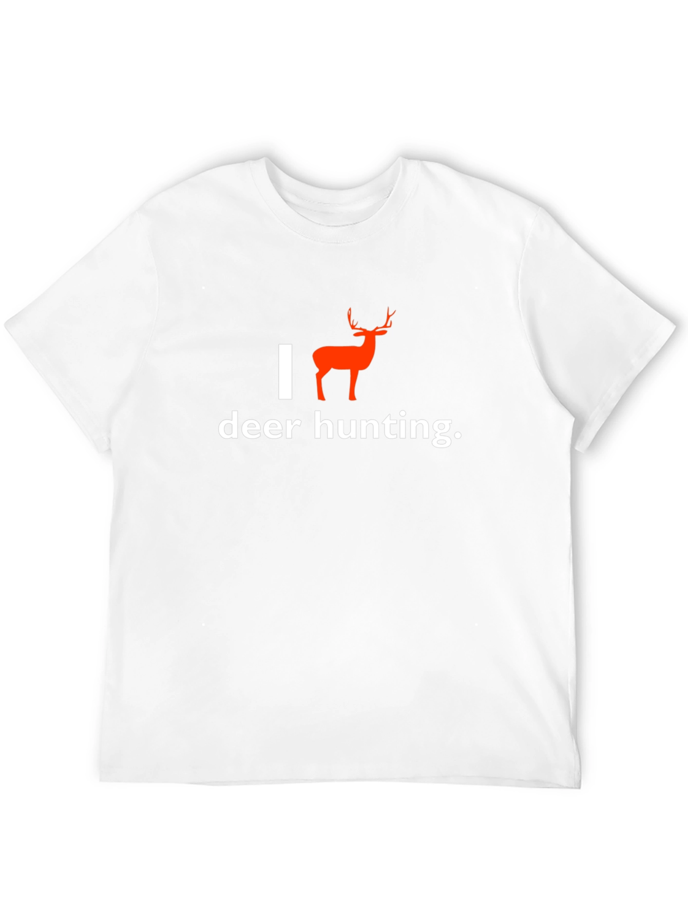 I Heart Deer Hunting T-Shirt - Black