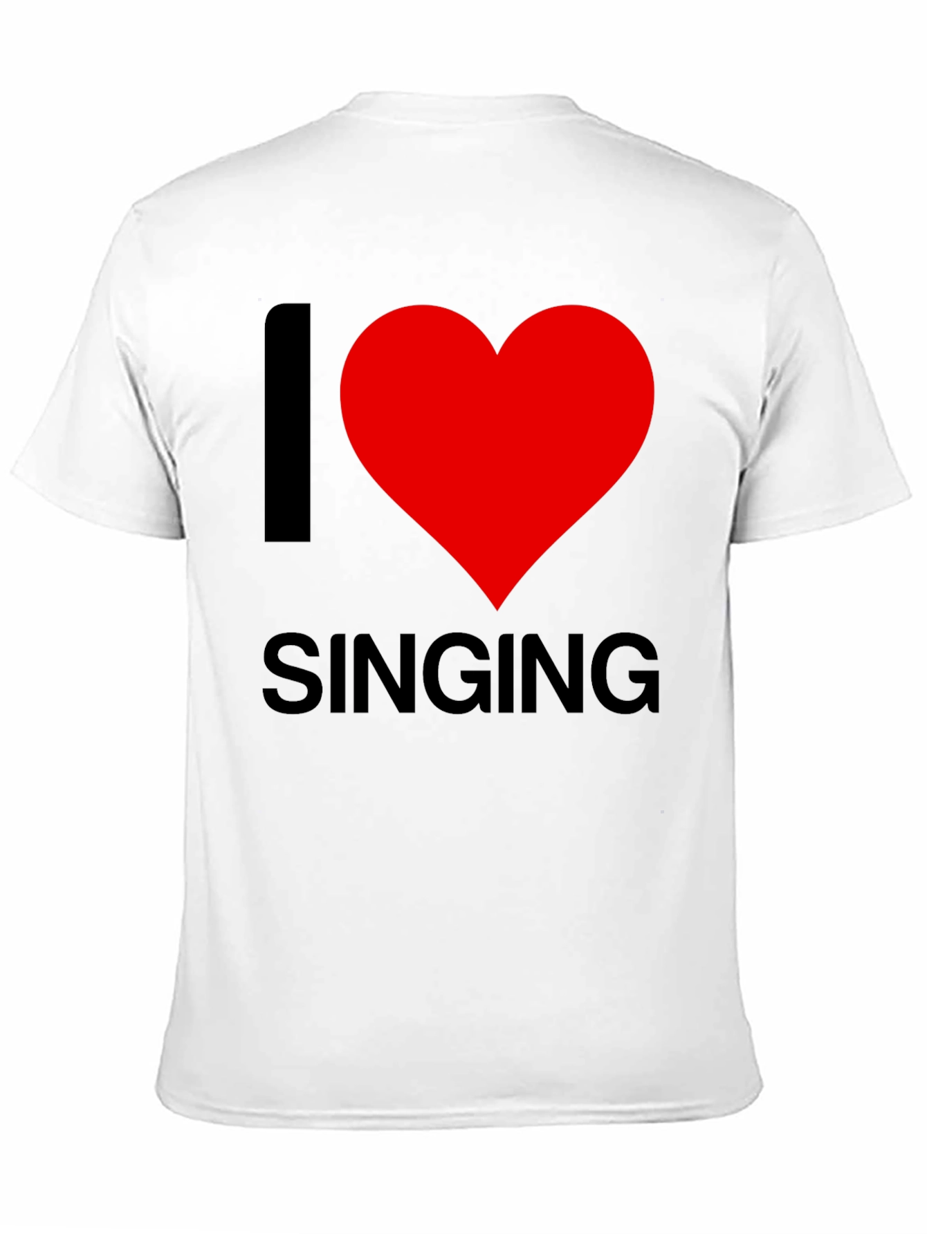 I Love Singing T-Shirt - Soft Cotton Blend