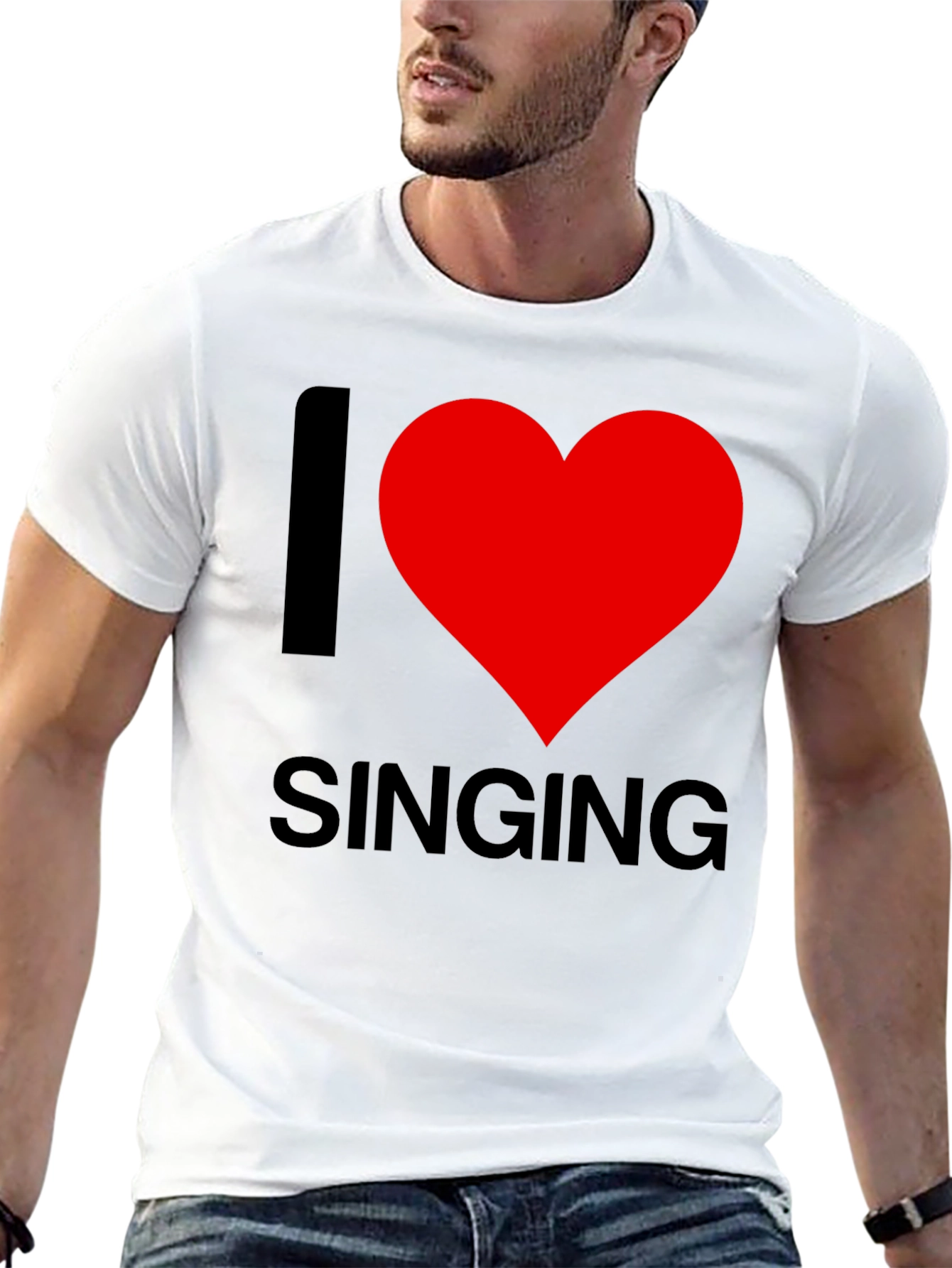 I Love Singing T-Shirt - Soft Cotton Blend