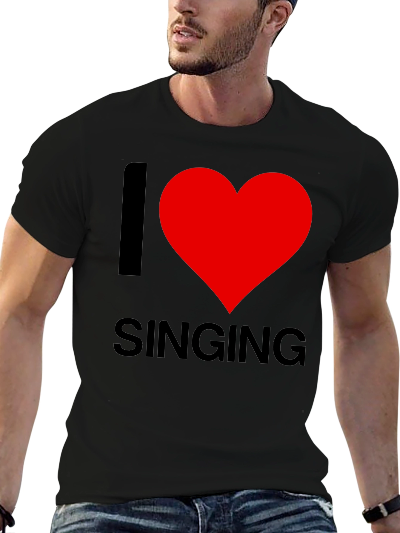 I Love Singing T-Shirt - Soft Cotton Blend