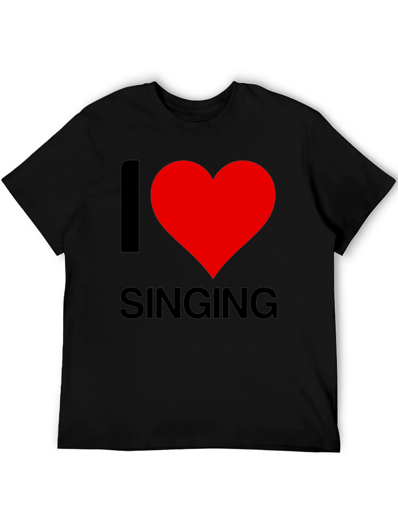 I Love Singing T-Shirt - Soft Cotton Blend