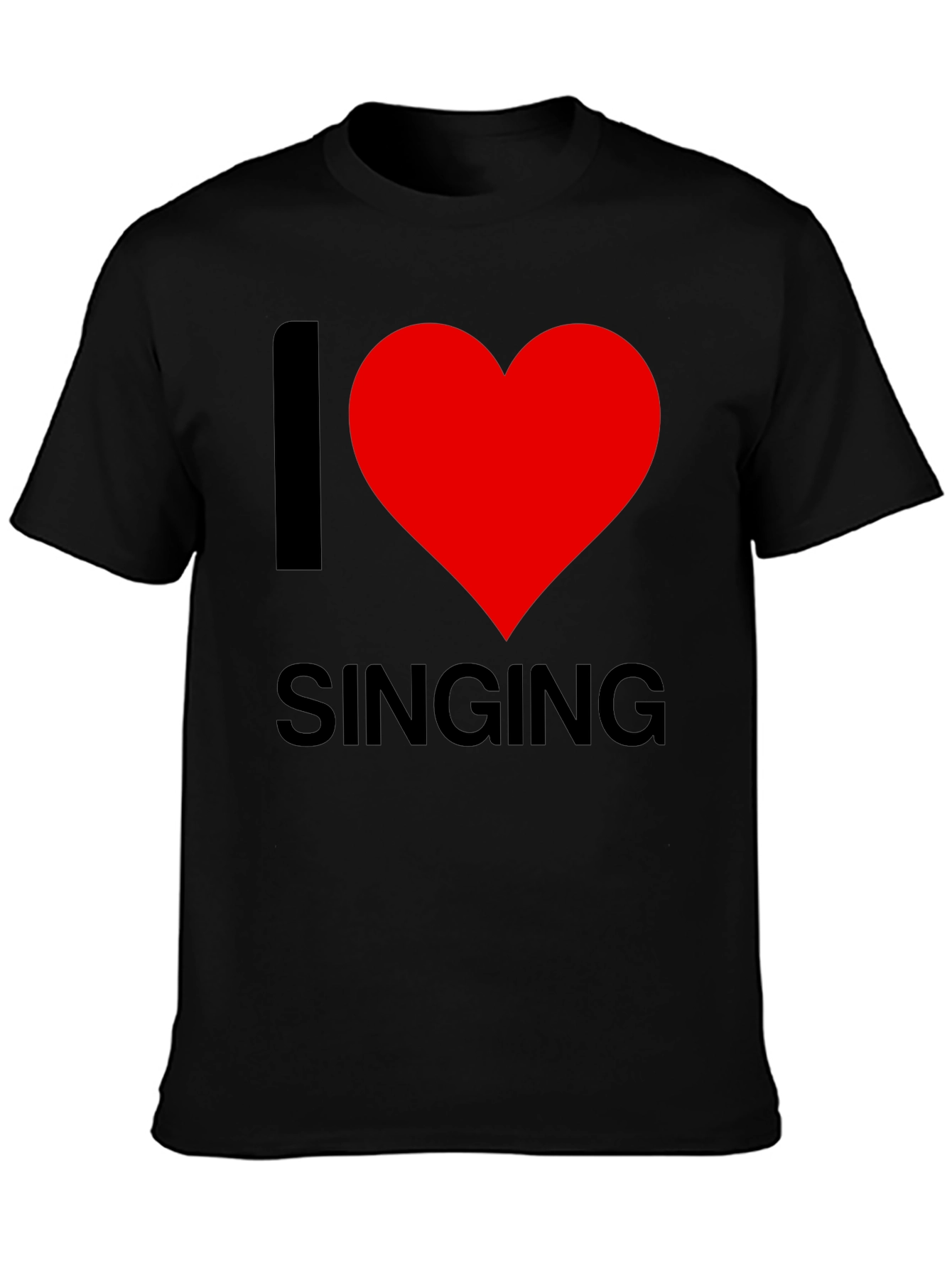 I Love Singing T-Shirt - Soft Cotton Blend