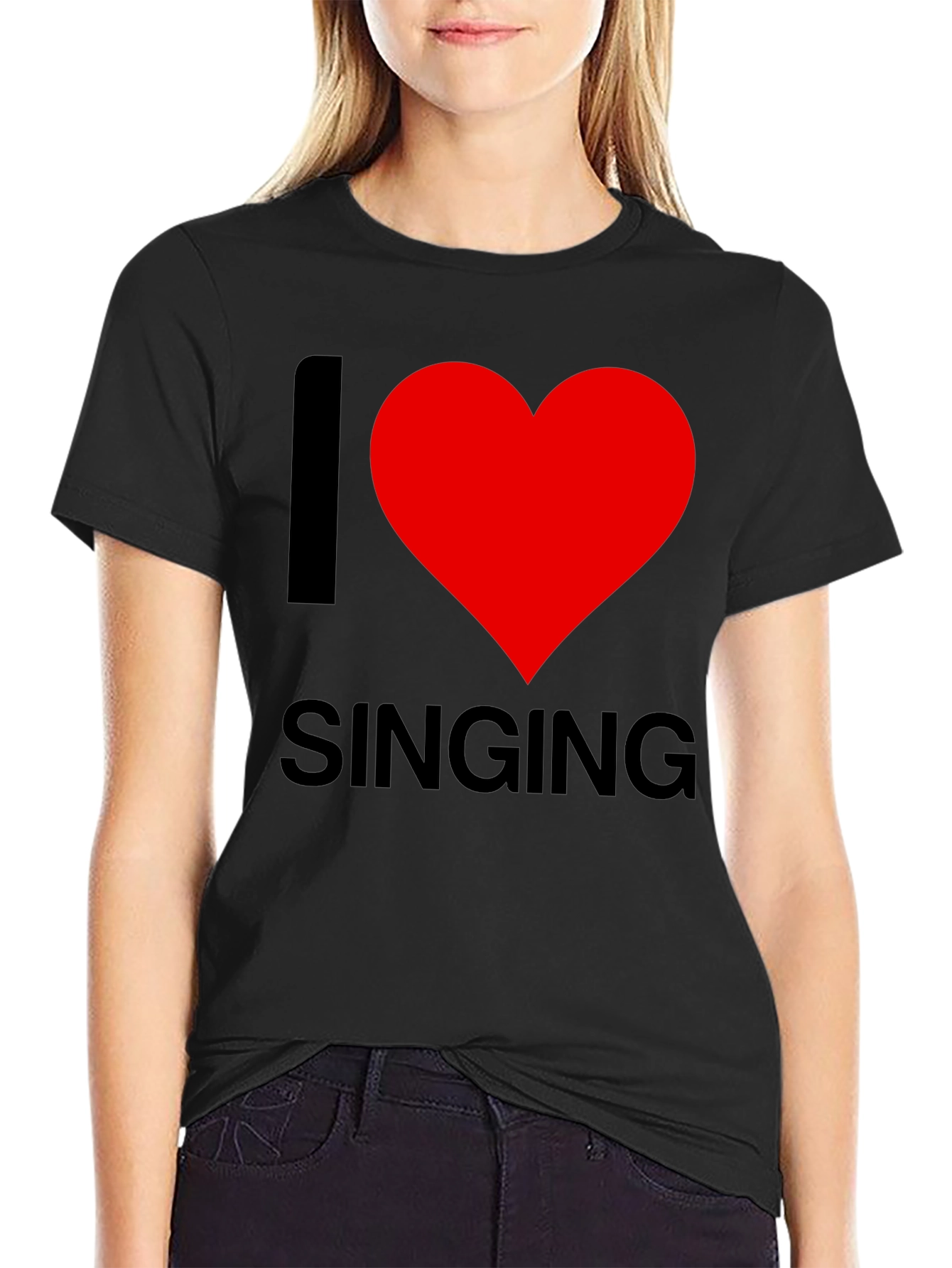 I Love Singing T-Shirt - Soft Cotton Blend
