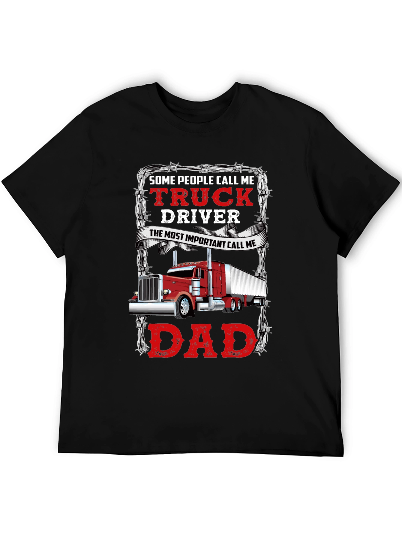 Trucker Dad Graphic Tee - Perfect Gift!