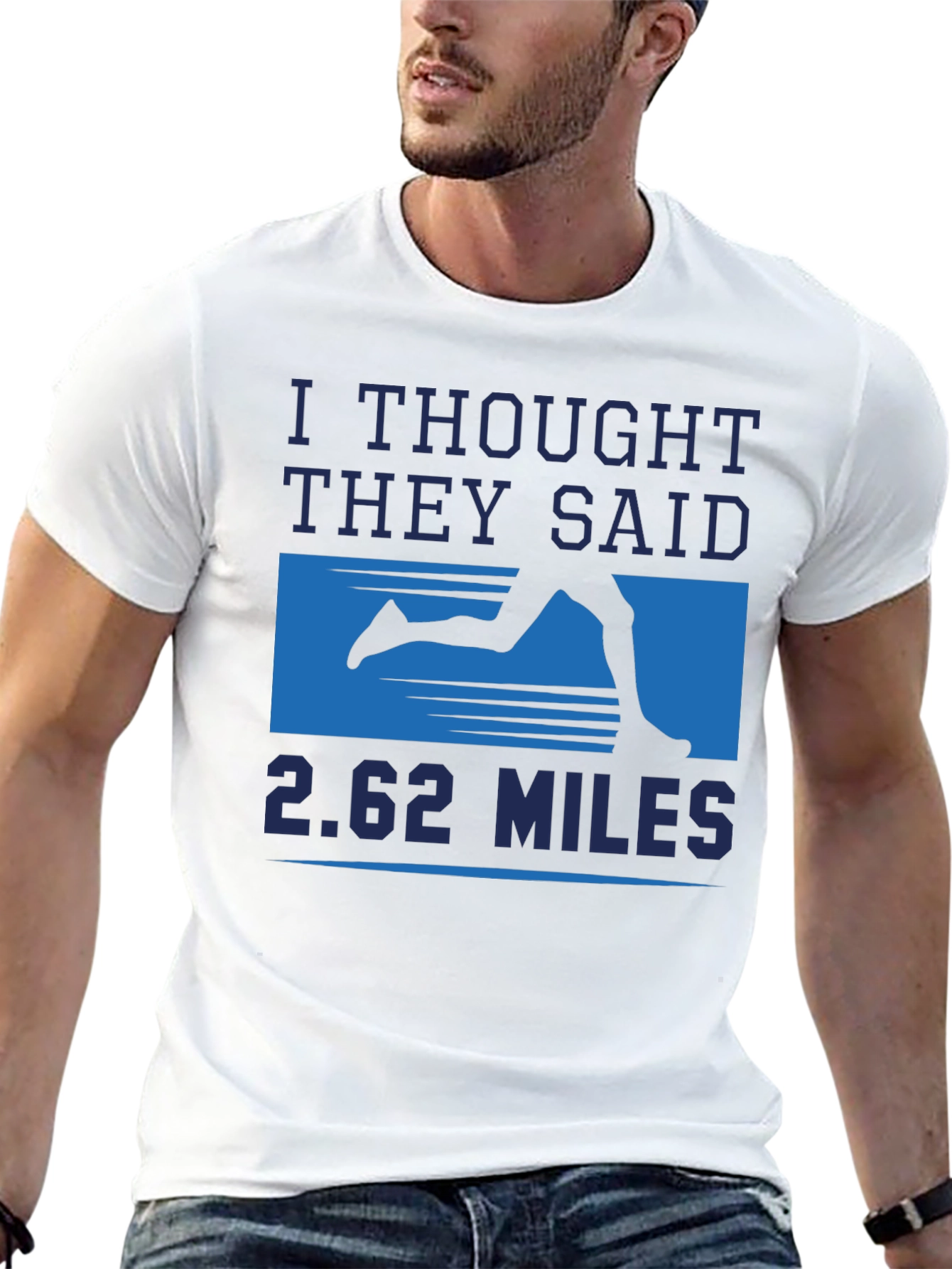 Funny Marathon Runner T-Shirt - 26.2 Miles Joke