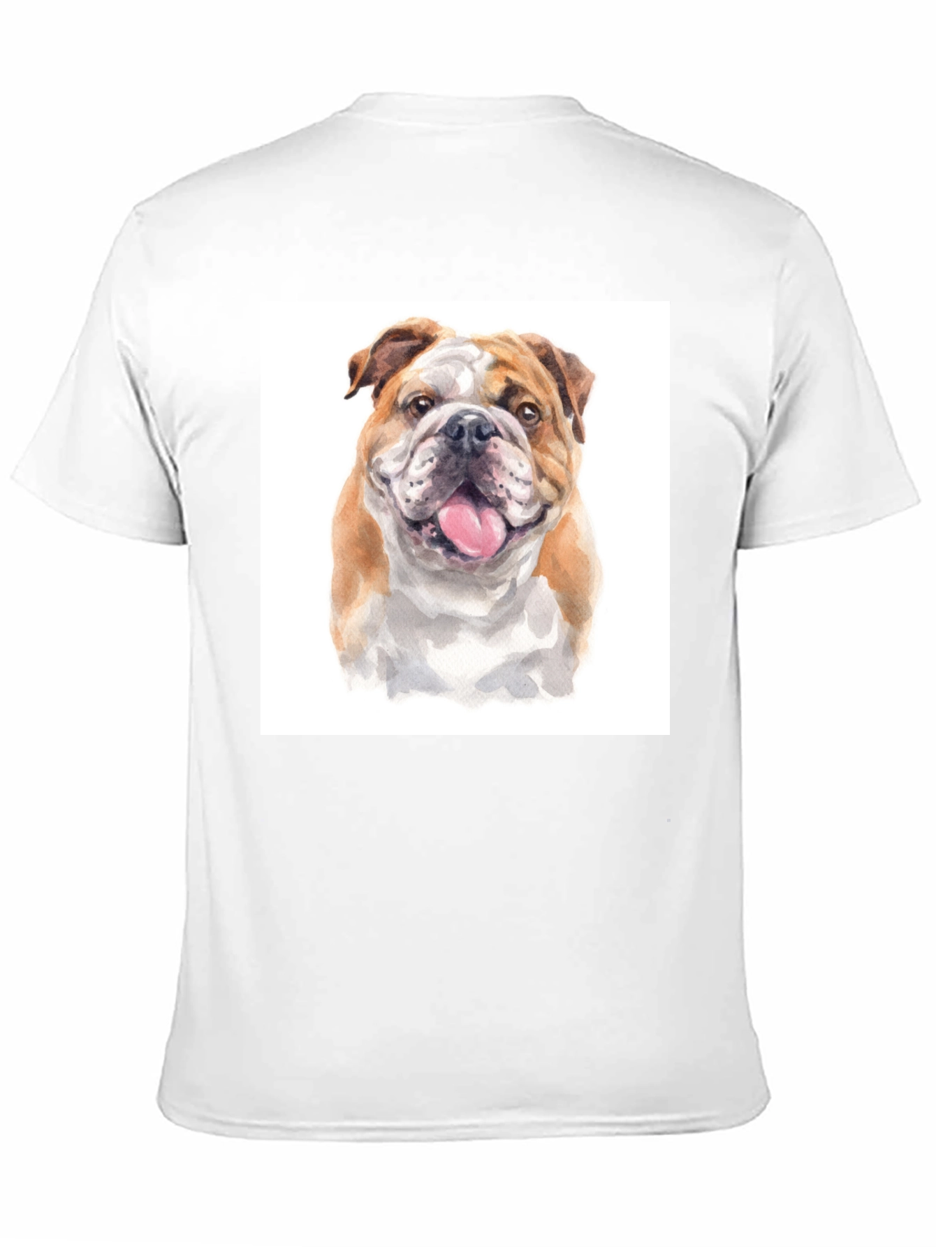 Bulldog Graphic T-Shirt - Black Cotton Tee