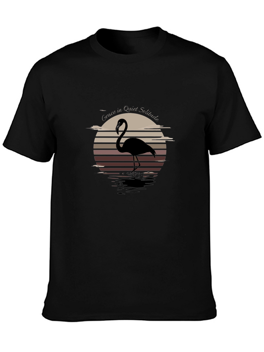 Grace in Quiet Solitude Flamingo Graphic Tee
