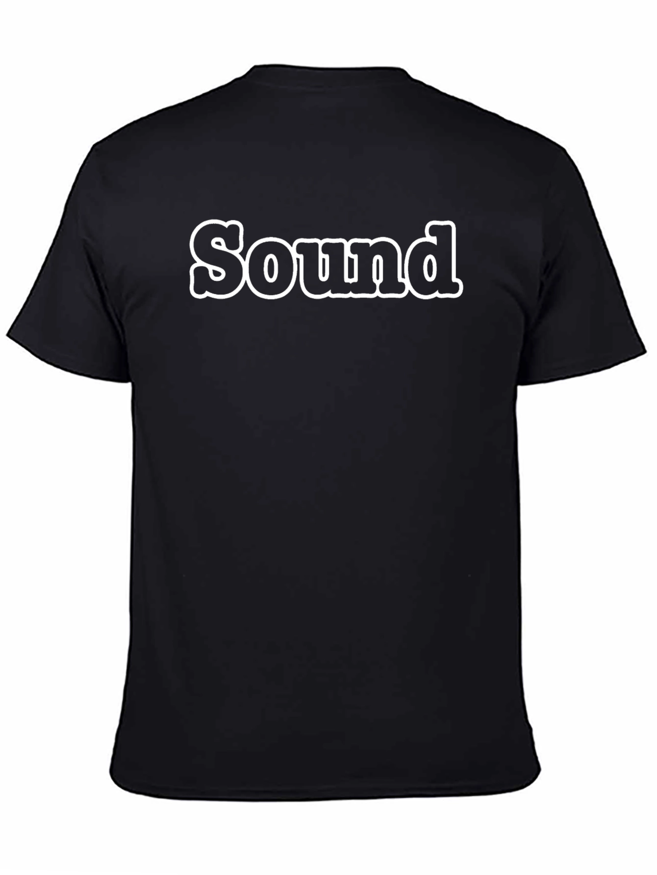 Sound Crew Neck T-Shirt - Black