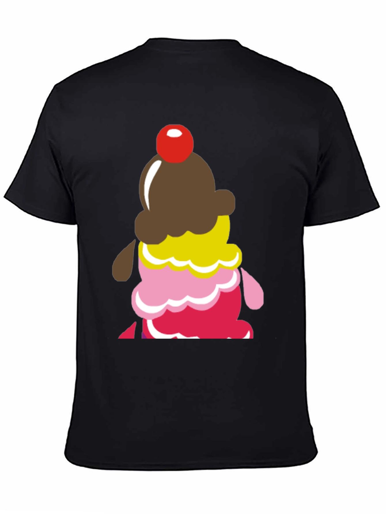 Ice Cream Graphic T-Shirt - Whimsical Design