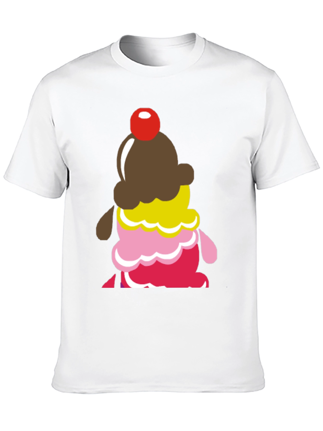 Ice Cream Graphic T-Shirt - Whimsical Design