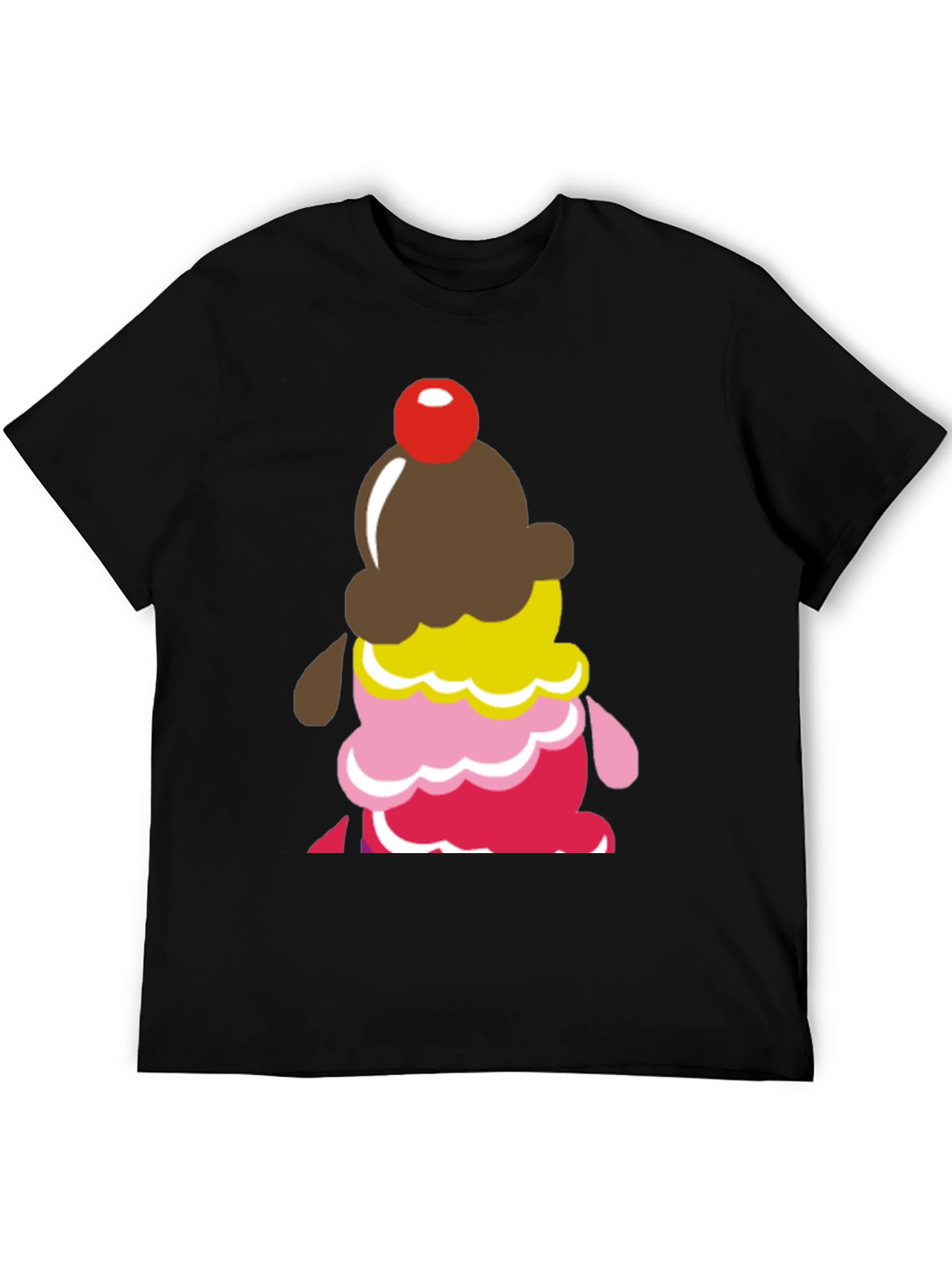 Ice Cream Graphic T-Shirt - Whimsical Design