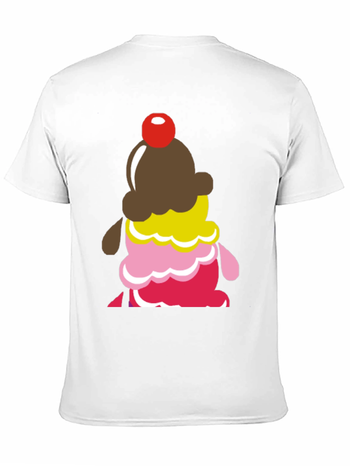 Ice Cream Graphic T-Shirt - Whimsical Design