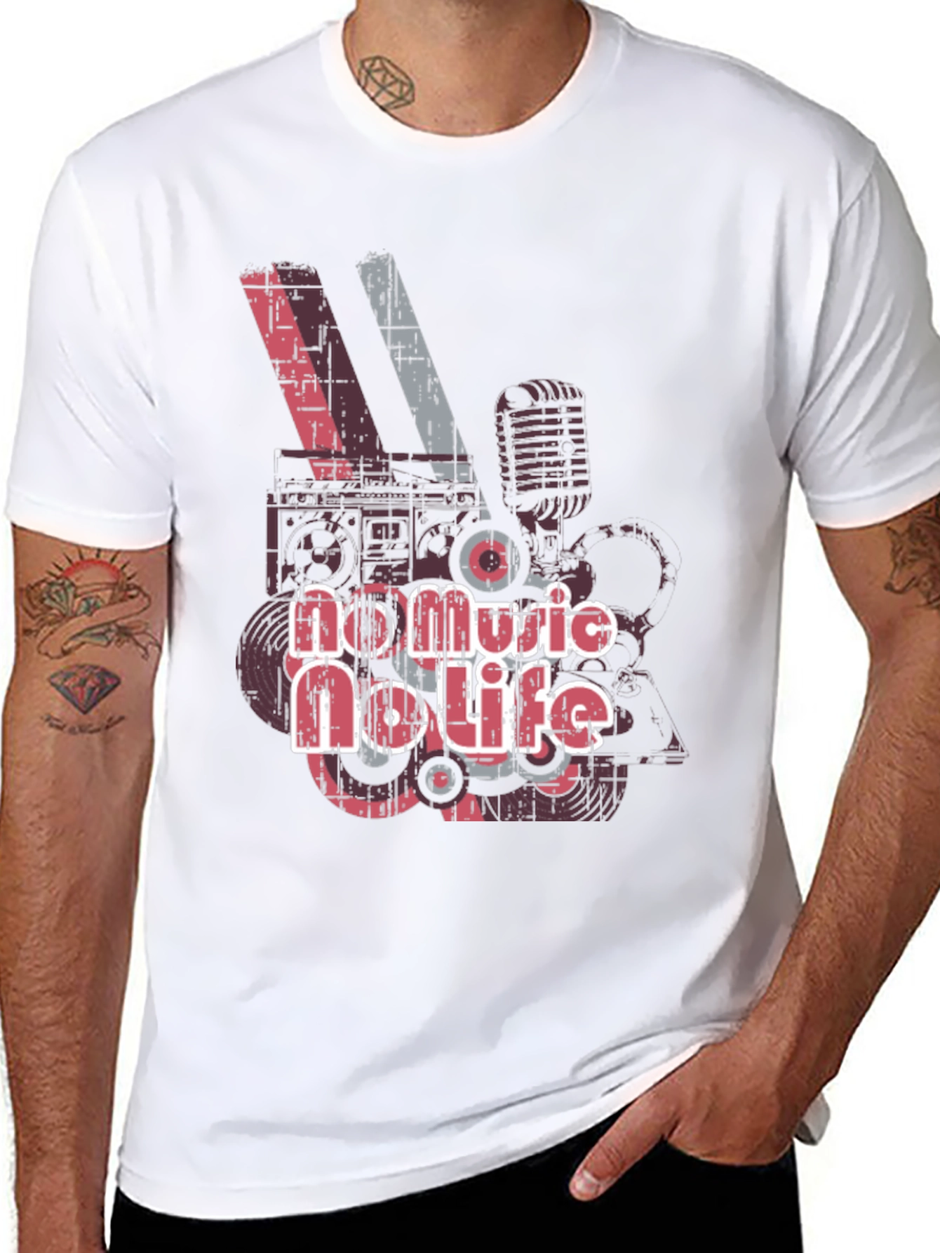 No Music No Life Graphic Tee