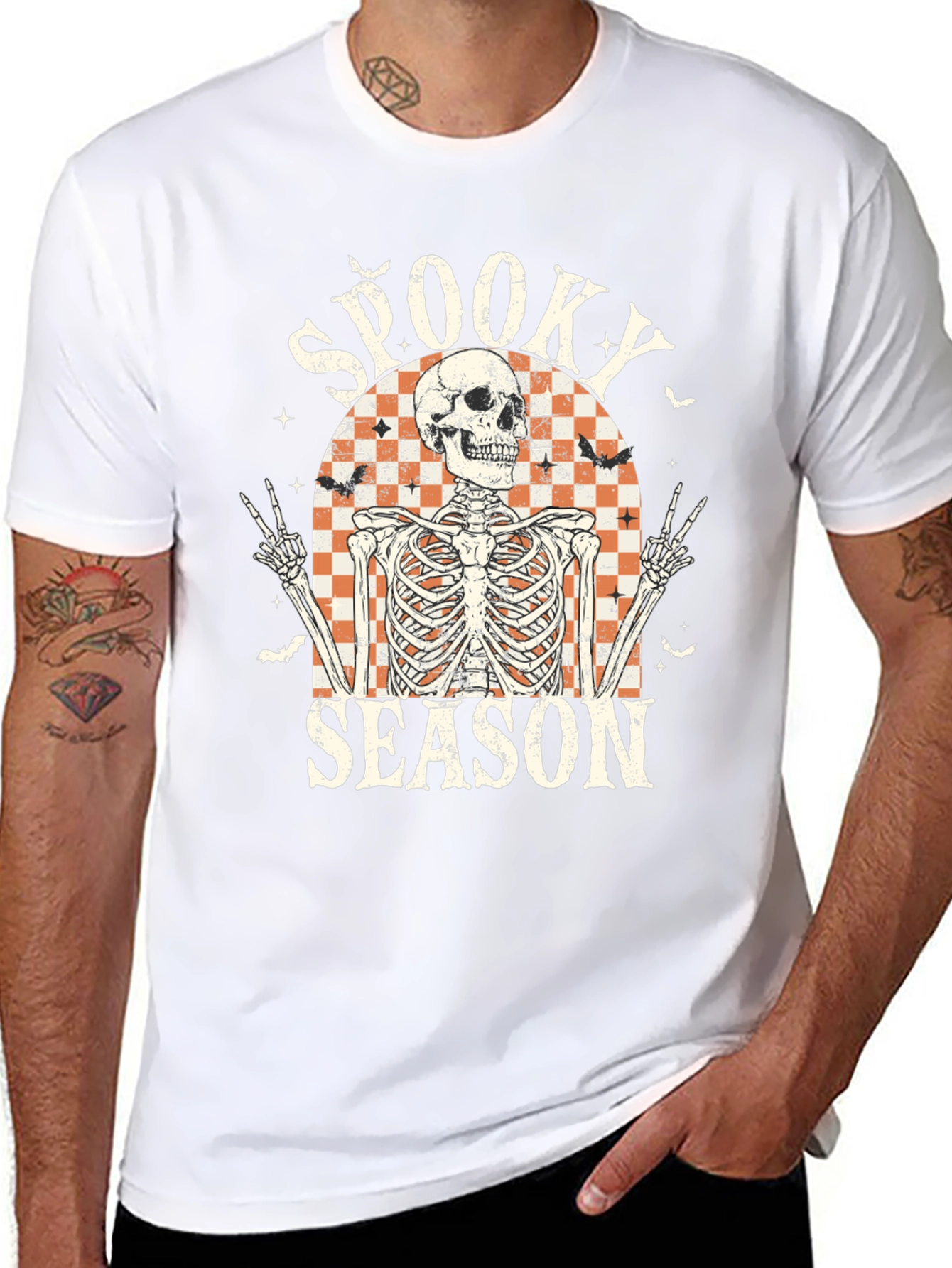 Spooky Season Skeleton T-Shirt - Halloween Style
